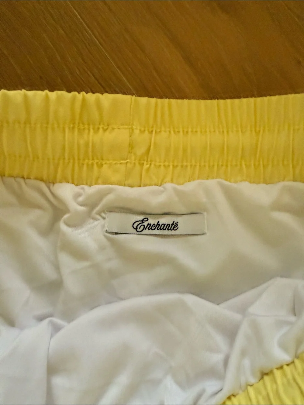Enchante Mens Gator Tours Yellow Swim Trunks